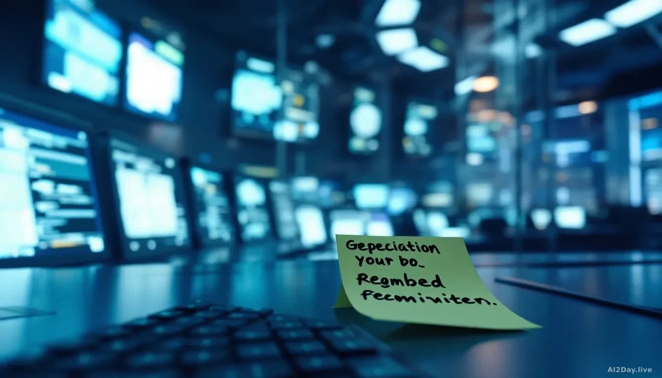 Illustration: image: a vast government space agency control room at night, banks of monitors glowing blue and white