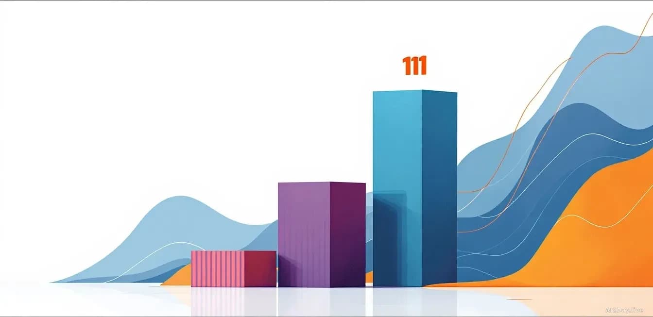 Illustration: one tall bar labelled 11 towering over a short bar labelled 4