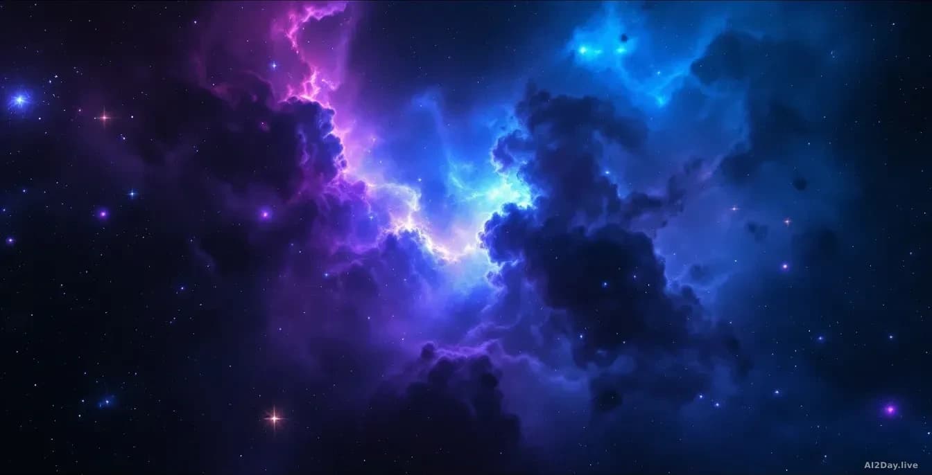 Nebula in deep space