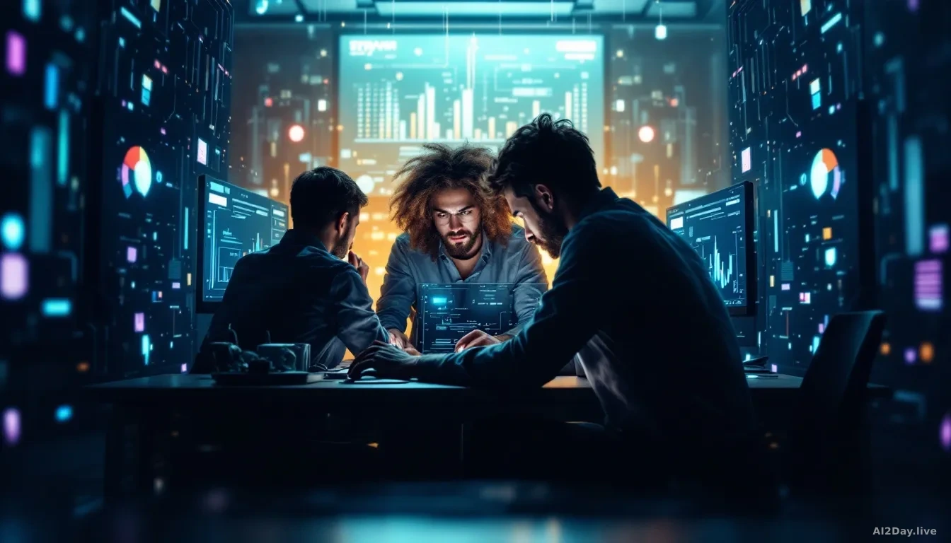 IT team overwhelmed by multiple screens and tools